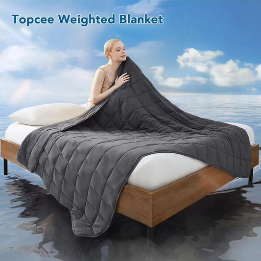 Cooling Weighted Blanket 20lb – Glass Beads