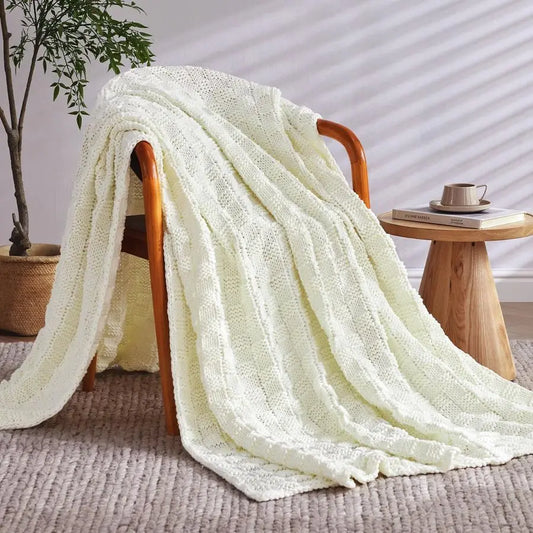 Chunky Knit Weighted Blanket 12lb