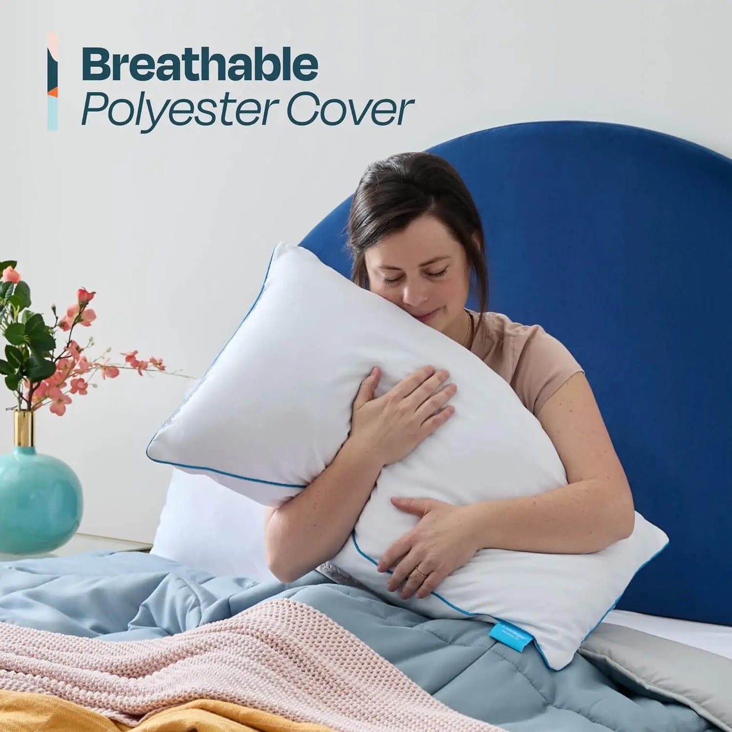 Cooling Gel Memory Foam Pillows Set of 2