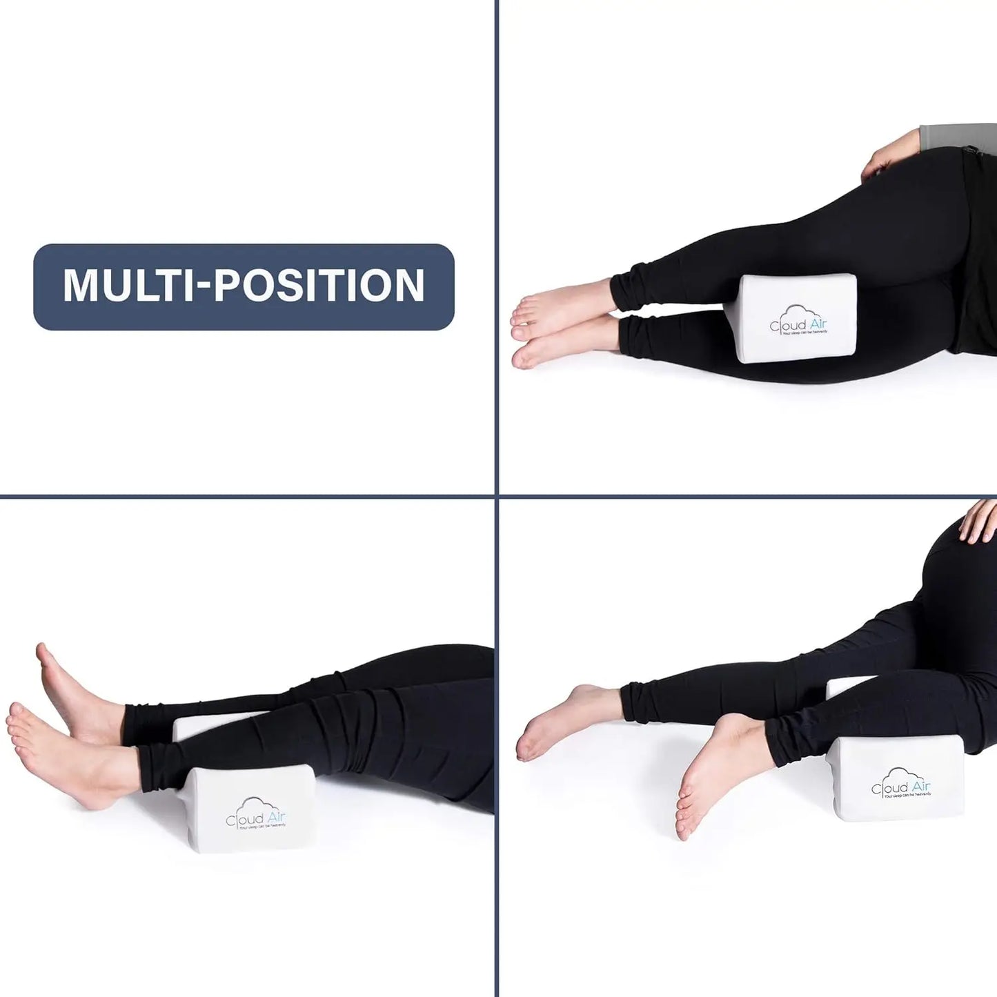 Memory Foam Knee Pillow – Side Sleepers
