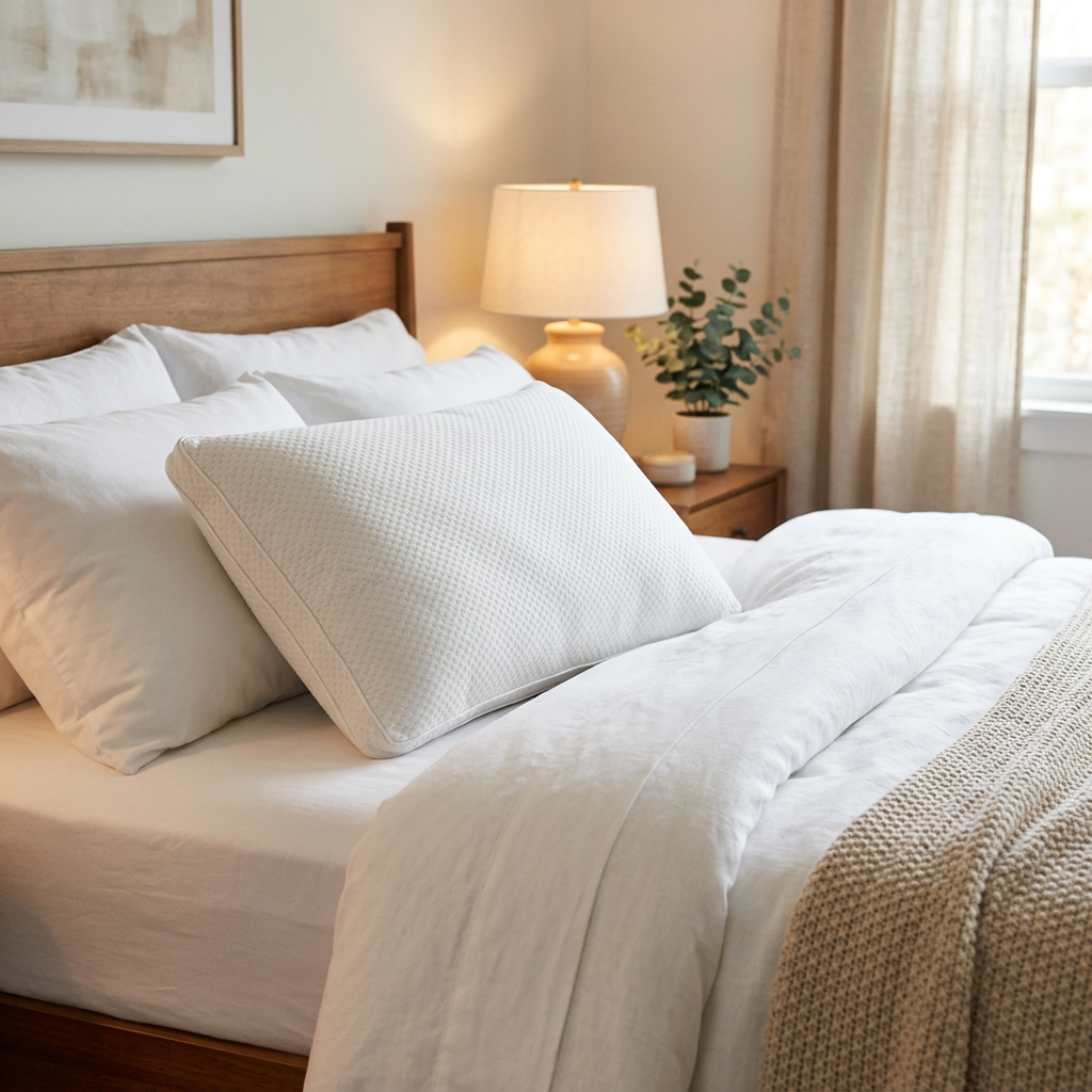 Memory foam pillows for better sleep