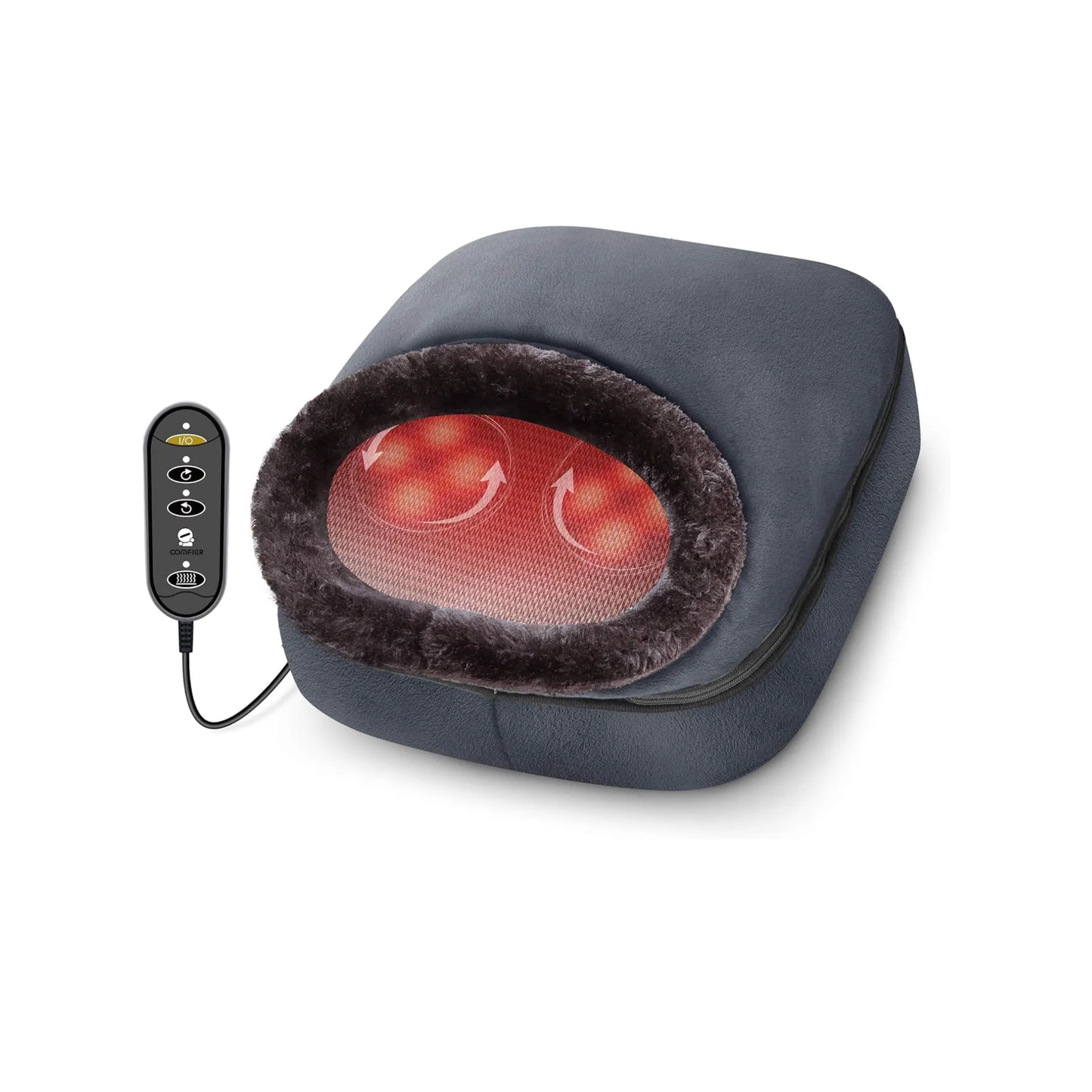 Heated Shiatsu Foot & Back Massager