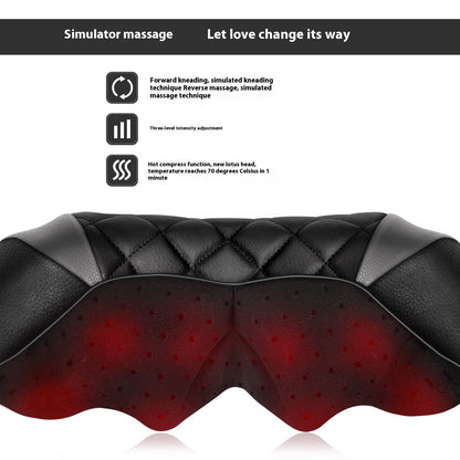 Neck Massager Kneading Heat Wrap