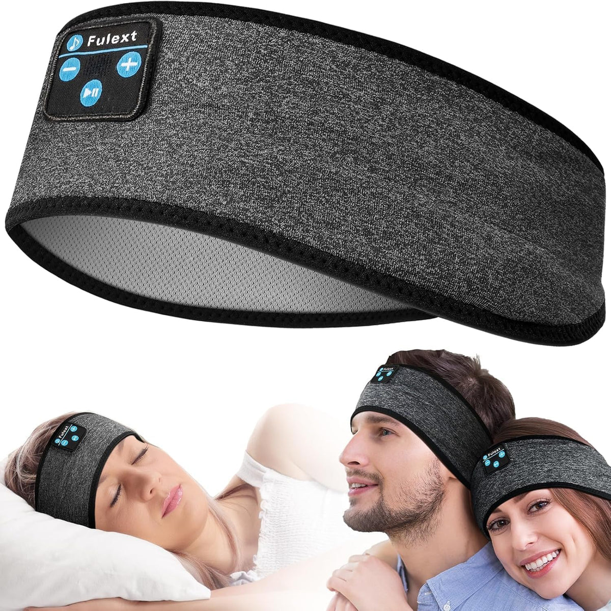 Fulext Serene Slumber Headphones: Bluetooth Eye Mask Band