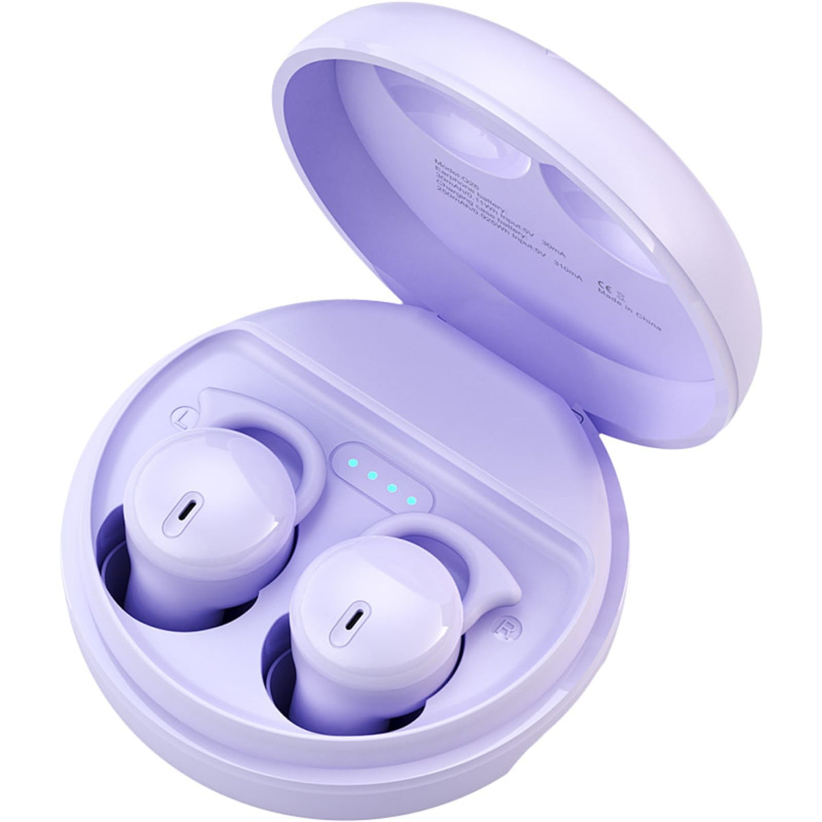 Ttbesmi Sleeping Ear Buds Sleep Earbuds for Side Sleepers Sleep Headphones for Sleeping on Side Purple Invisible Small Tiny Micro Mini Earbuds Wireless Bluetooth Earphones for Small Ear Canal Women