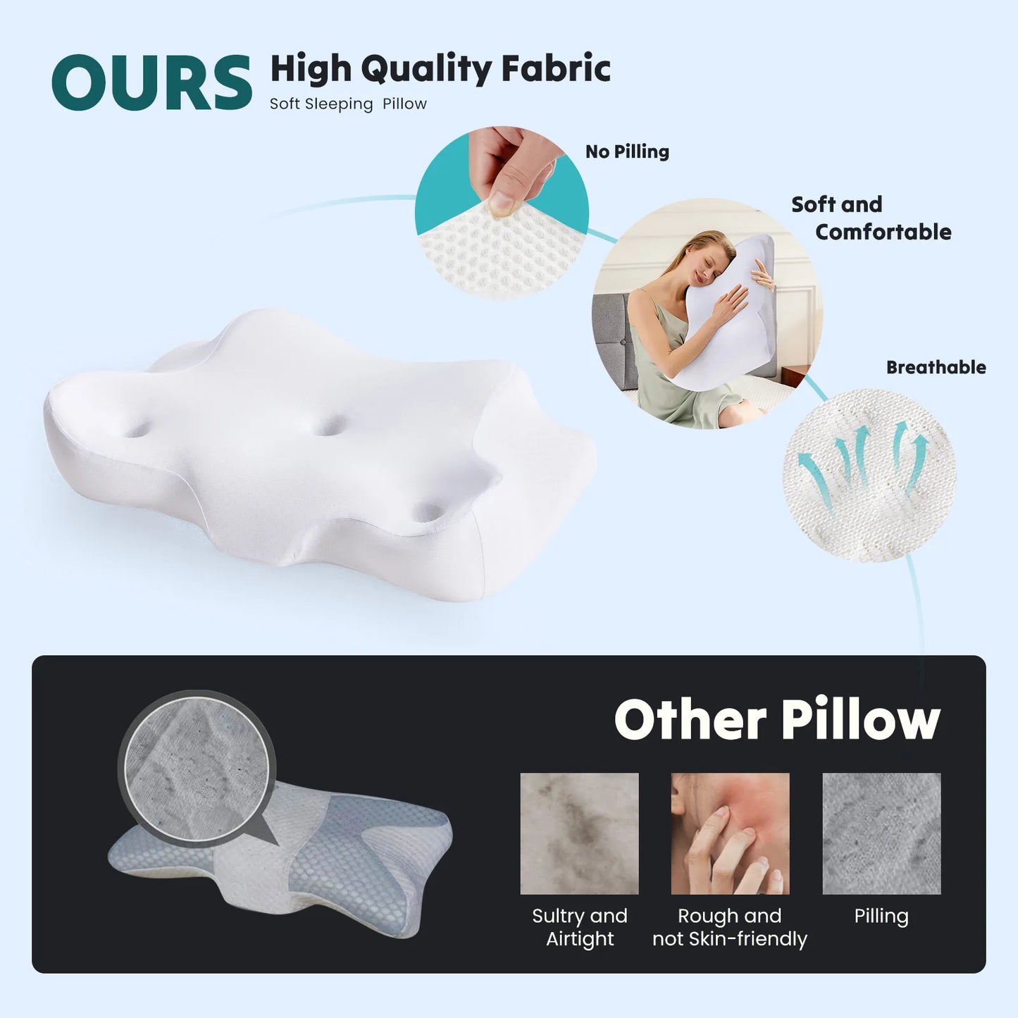 Cervical Neck Pillow