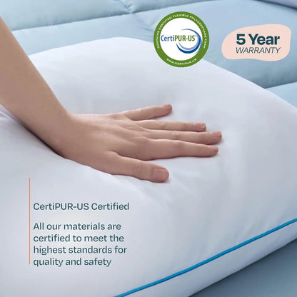 Cooling Gel Memory Foam Pillows Set of 2