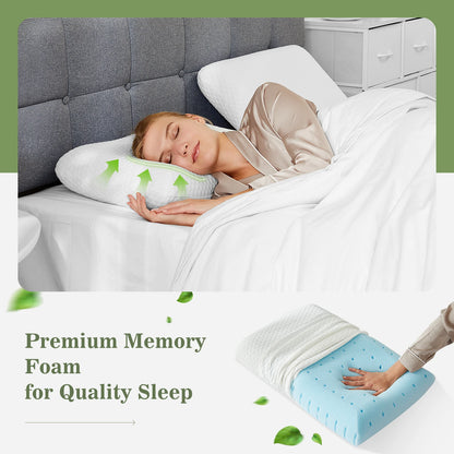 2-Pack Memory Foam Pillows