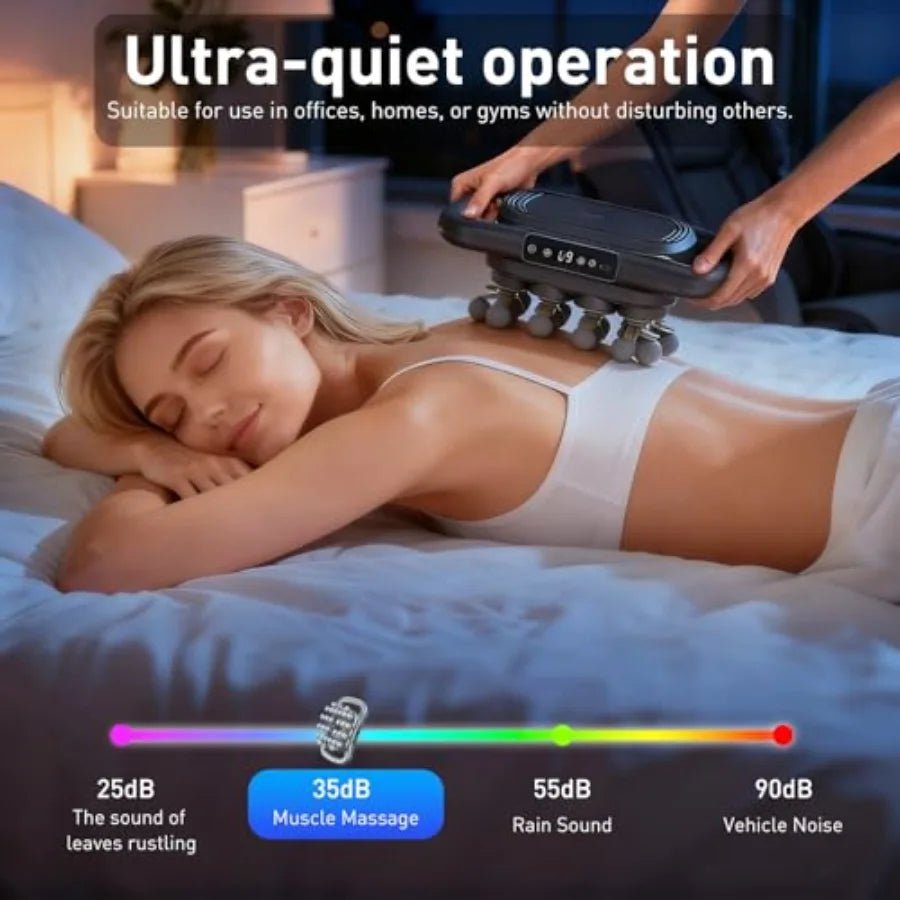 28-Head Deep Tissue Massage Gun Set