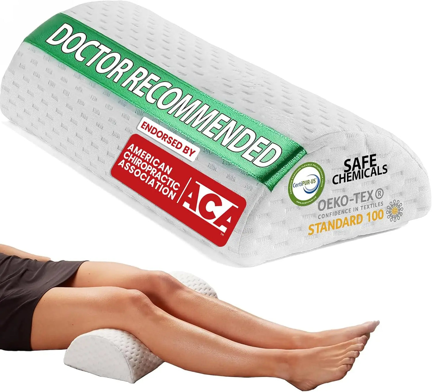 Memory Foam Knee Bolster Pillow