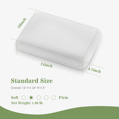 2-Pack Memory Foam Pillows