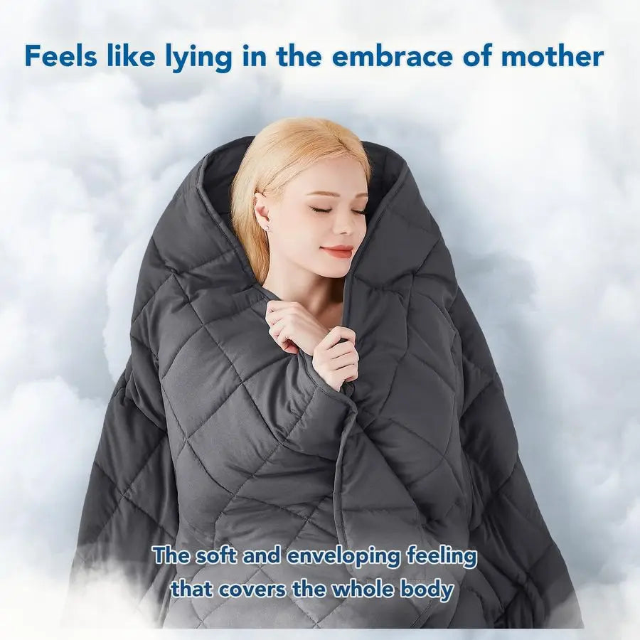Cooling Weighted Blanket 20lb – Glass Beads