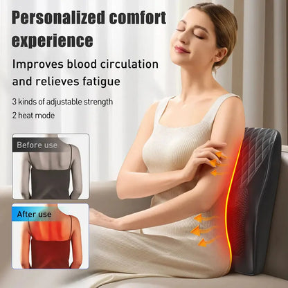 Neck Pillow Vibration Massager with Heat
