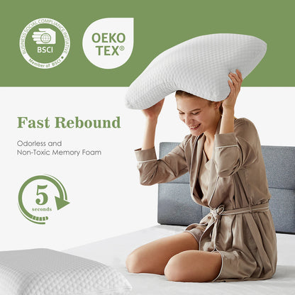 2-Pack Memory Foam Pillows