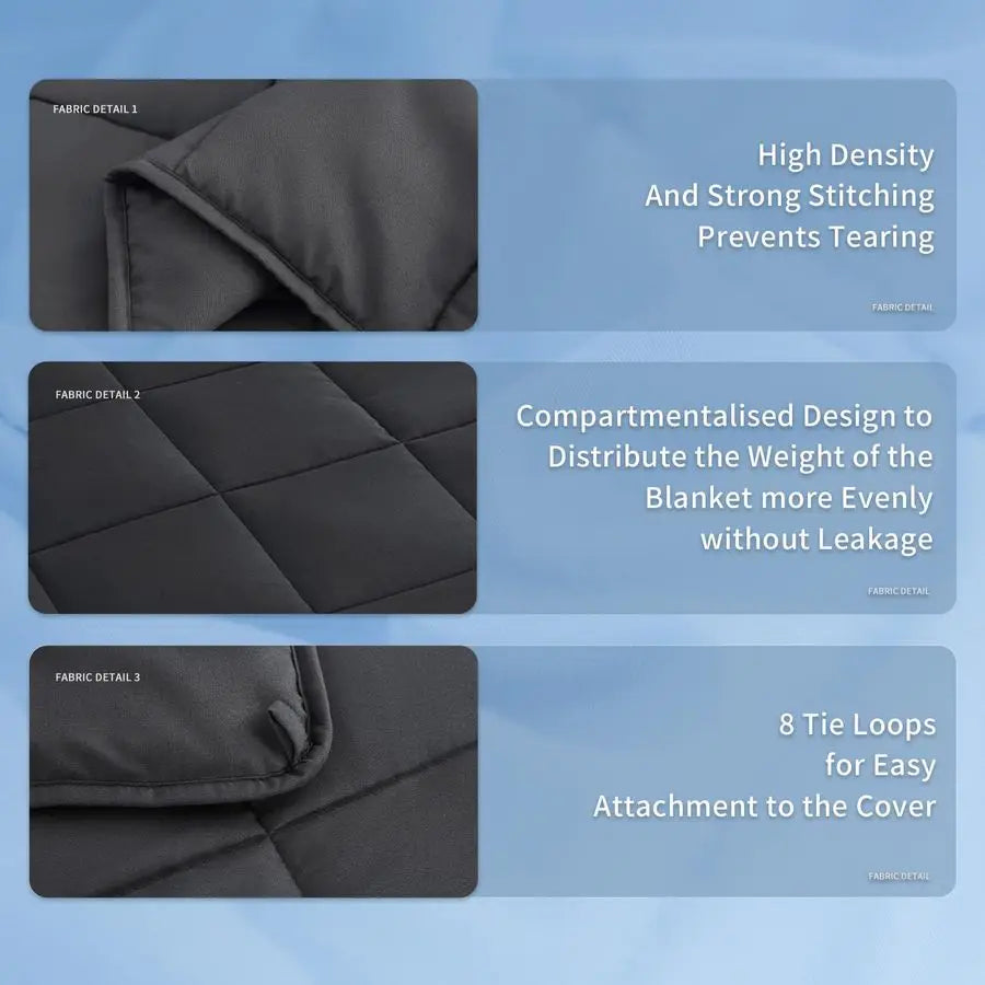 Cooling Weighted Blanket 20lb – Microfiber