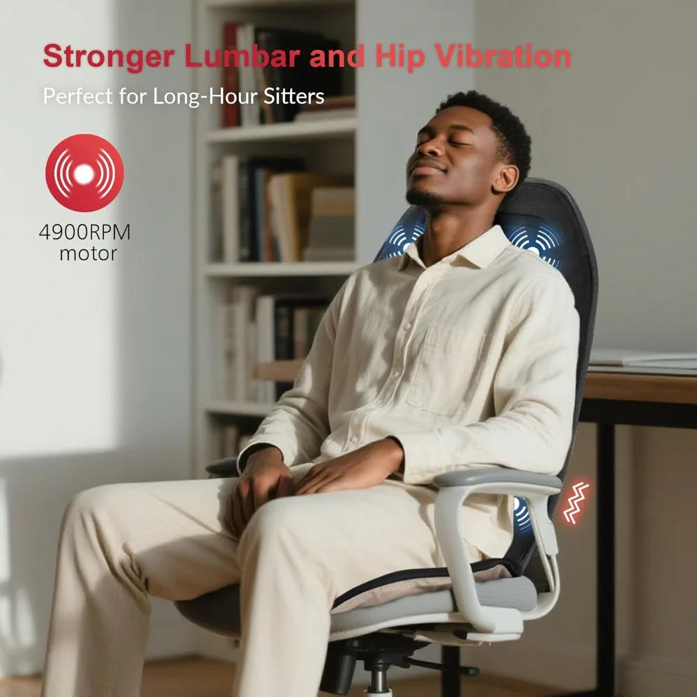 Vibration Back Massage Seat Cushion