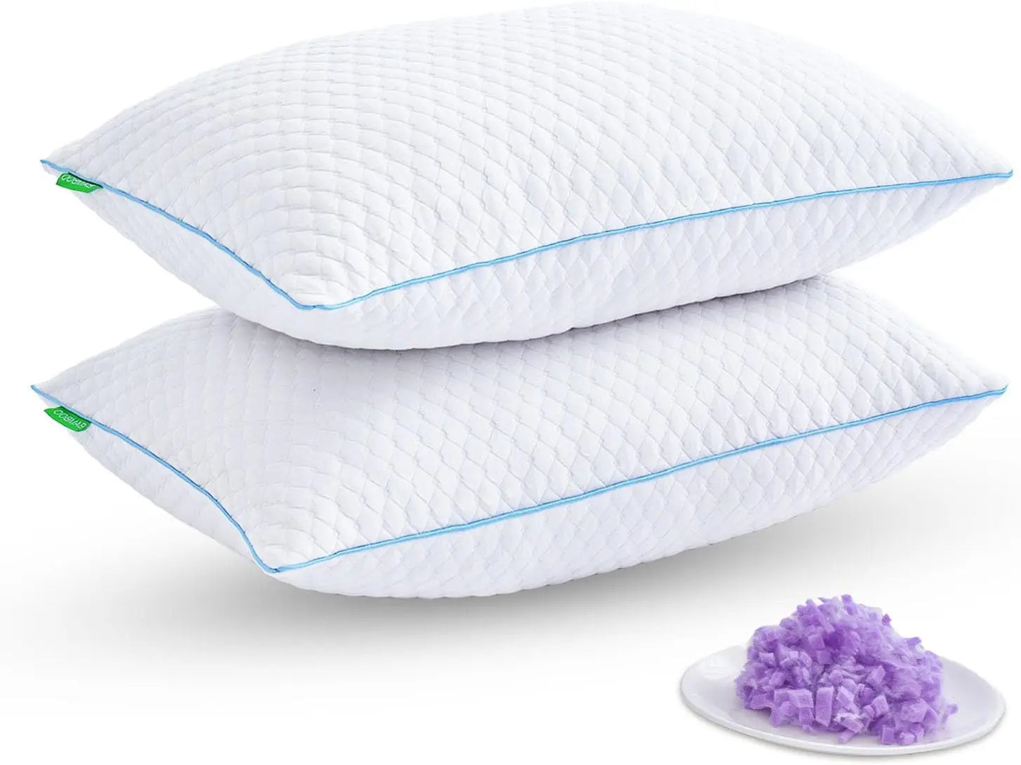 Cooling Shredded Memory Foam Pillows 2-Pack