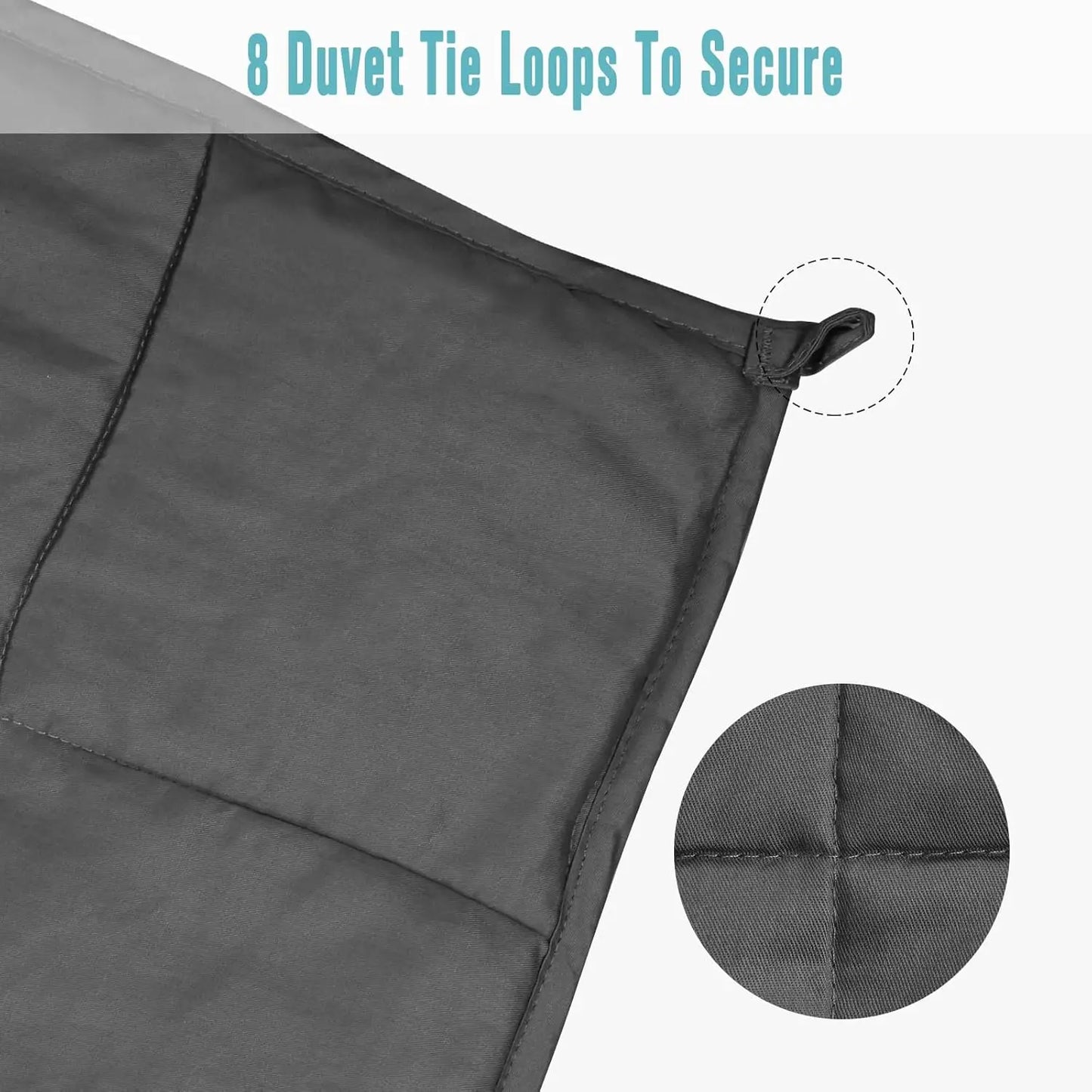 Weighted Blanket 30lb – Aqua