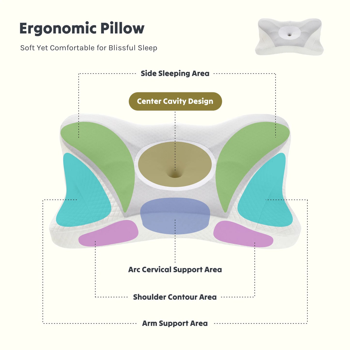 Queen Ergonomic Pillow