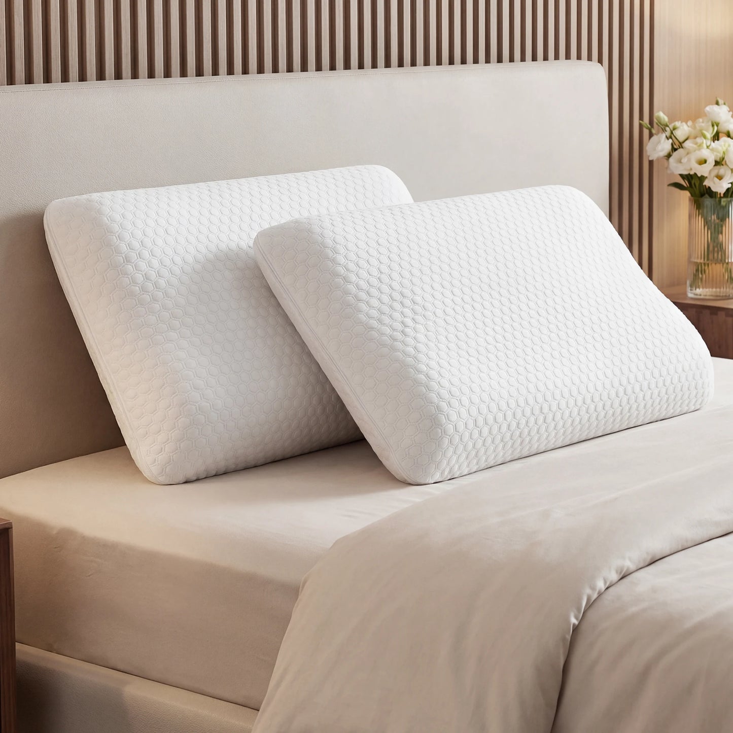 2-Pack Memory Foam Pillows