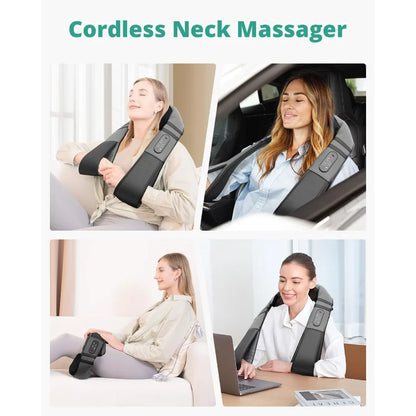 Rechargeable Neck Massager with Heat