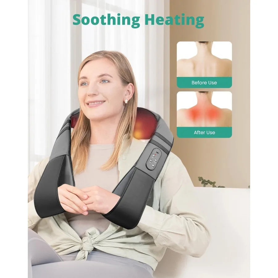 Rechargeable Neck Massager with Heat