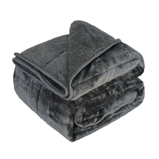 Sherpa Weighted Blanket 15lb – Plush