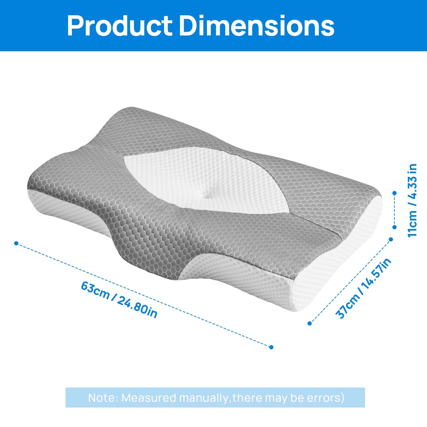 Double-Sided Cervical Pillow