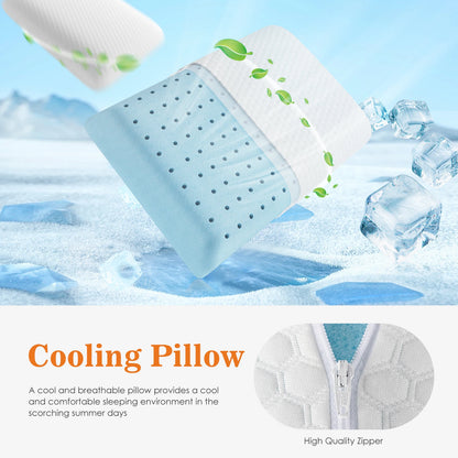 2-Pack Memory Foam Pillows