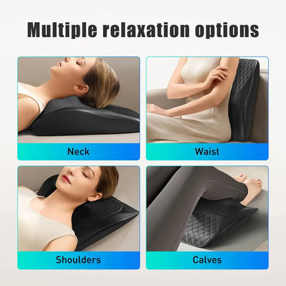 Neck Pillow Vibration Massager with Heat