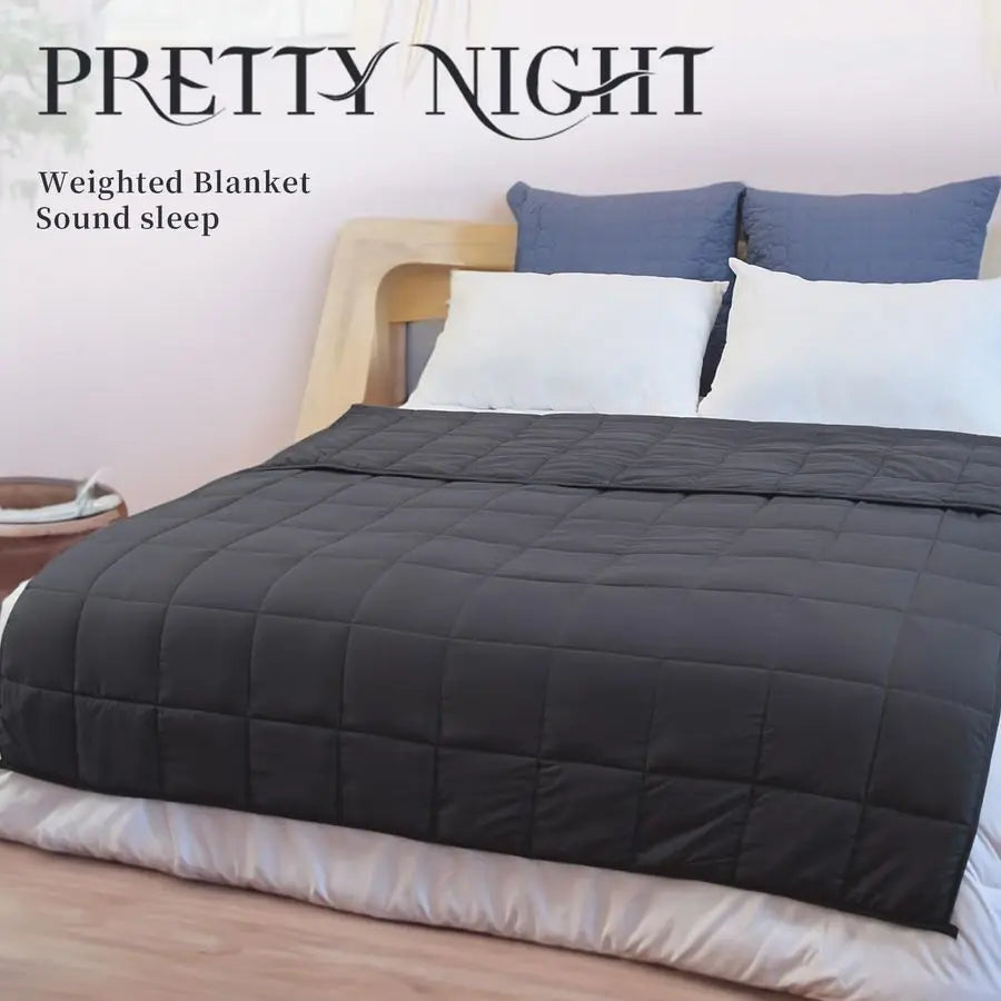 Weighted Blanket 12lb – Dark Grey Queen