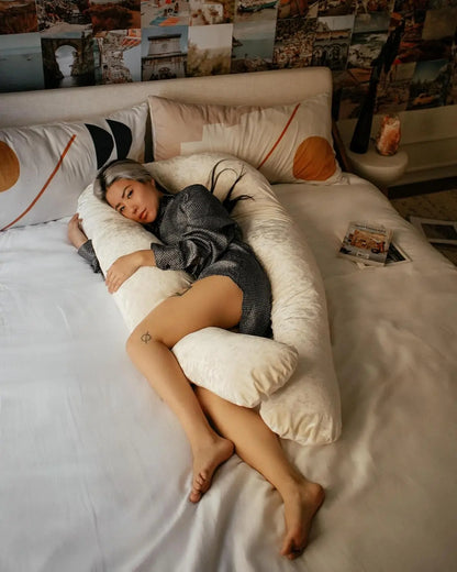 U-Shaped Pregnancy Pillow – Cooling Gel