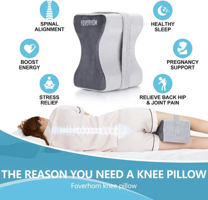 Memory Foam Knee Pillow – Sciatica Relief