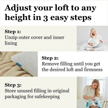 Adjustable Memory Foam Pillow