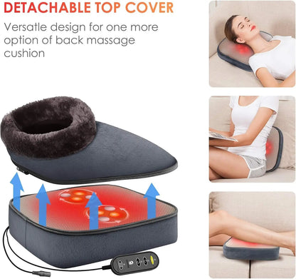 Heated Shiatsu Foot & Back Massager