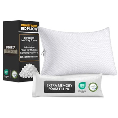 Shredded Memory Foam Pillow