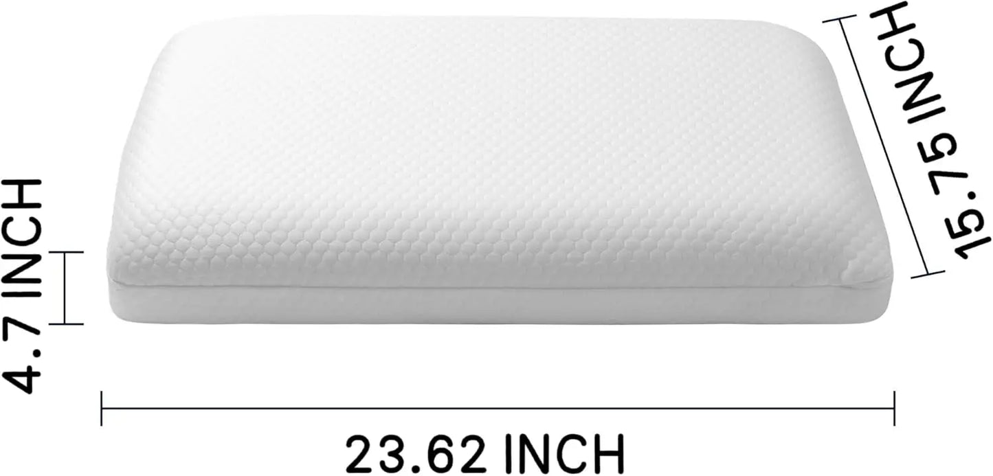 Cooling Memory Foam Pillow Set of 2 – Neck Support