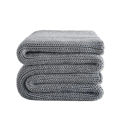 Chunky Knit Weighted Blanket 15lb