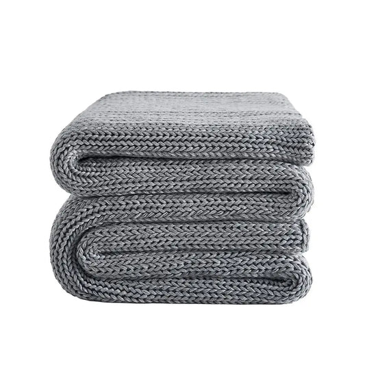 Chunky Knit Weighted Blanket 15lb