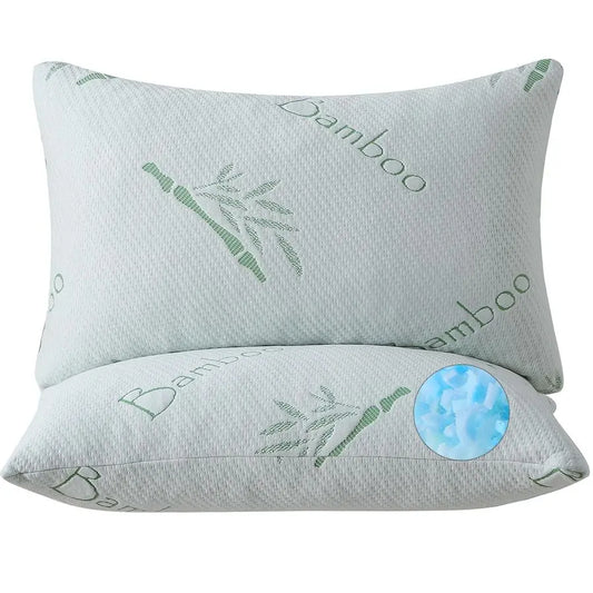 Shredded Memory Foam Pillows Set of 2 – Queen