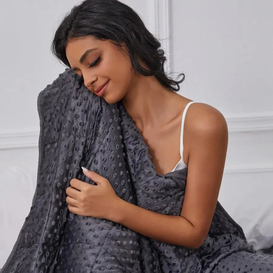 Weighted Blanket 15lb – Glass Beads
