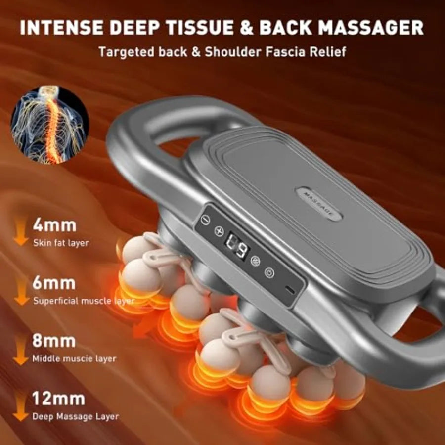 28-Head Deep Tissue Massage Gun Set