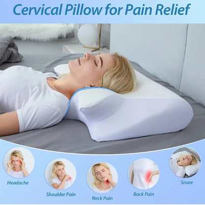 Memory Foam Cervical Neck Pillow