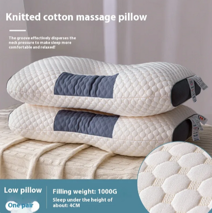 Enhanced Cervical Support Sleep Pillow Pair