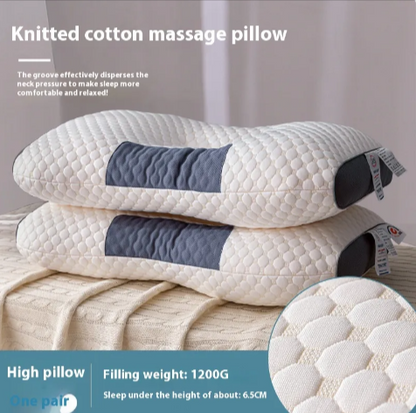 Enhanced Cervical Support Sleep Pillow Pair